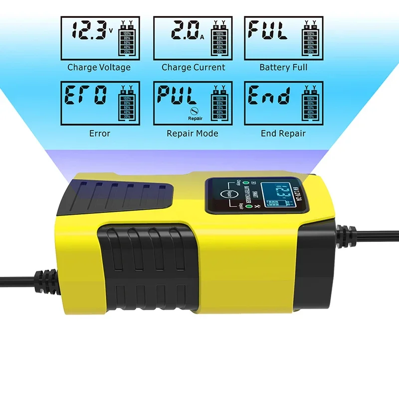 Agm Deep Cycle Battery - Yeni Taşınabilir Otomatik 2A 6V 12V