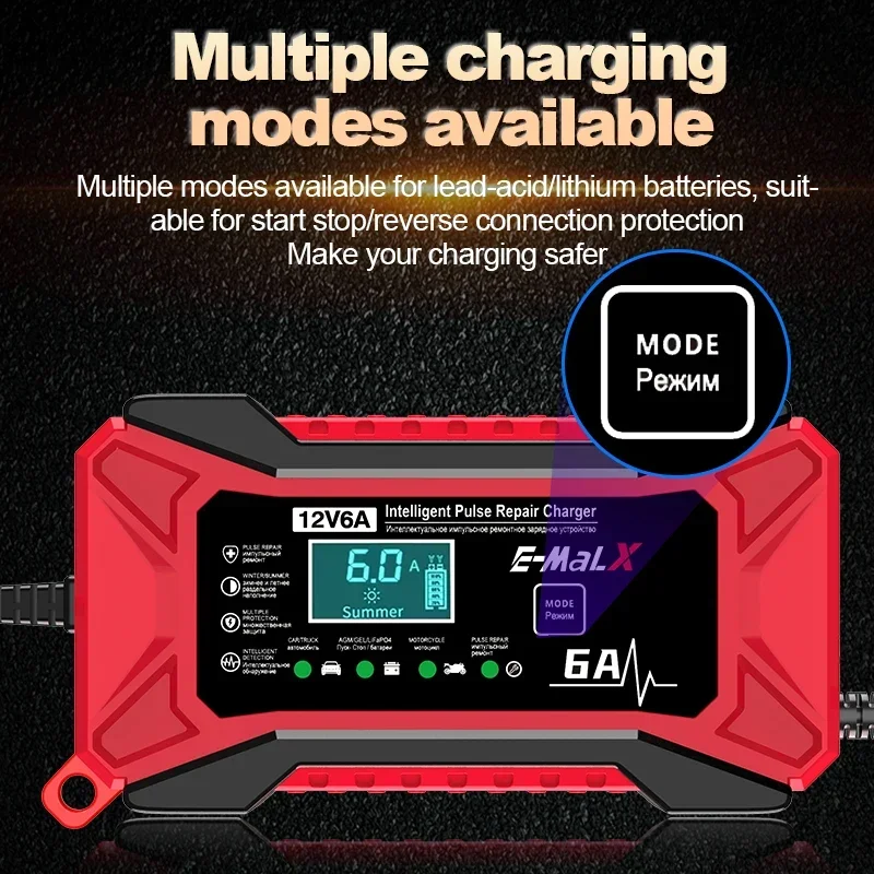 Agm Deep Cycle Battery - Yeni 12V 6A LiFePO4 14.6V Akıllı