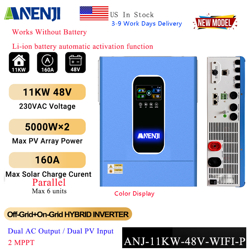 Flexible Solar Panel - ANENJI 11KW 48V Hibrit Güneş İnvertörü