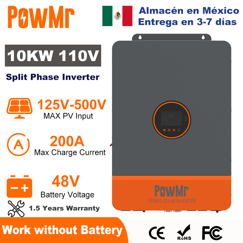 Flexible Solar Panel - PowMr 10KW Bölünmüş Faz İnvertör 48V