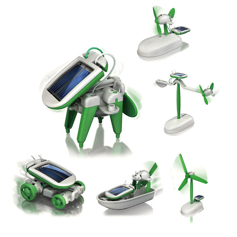 6-In-1 Güneş Enerjili Robot Ki - Renewable Energy Kits incelemesi ve fiyatı