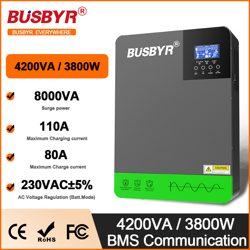 4.2KW 6.2KW Hibrit Solar İnver - Flexible Solar Panel incelemesi ve fiyatı