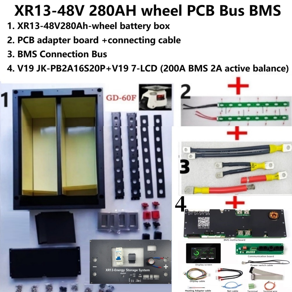 XR13 16S 51.2V 7 inç LCD JK BM - Renewable Energy Kits incelemesi ve fiyatı