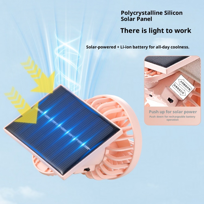 Güneş Enerjili Klipsli Fan USB - Renewable Energy Fan incelemesi ve fiyatı