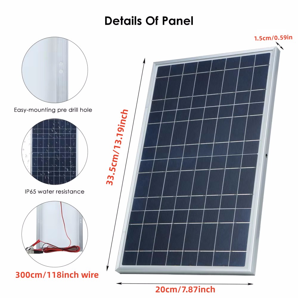 35W Güneş Paneli Kiti Komple 1 - Renewable Energy Kits incelemesi ve fiyatı