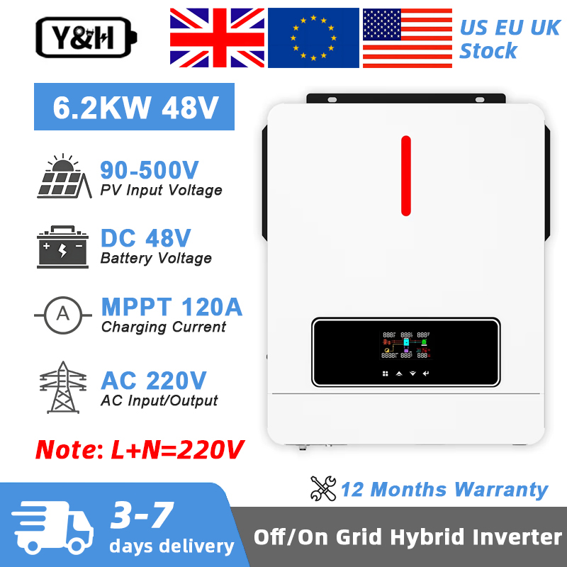 Y&H 6.2KW Hibrit Güneş İnvertö - Flexible Solar Panel incelemesi ve fiyatı