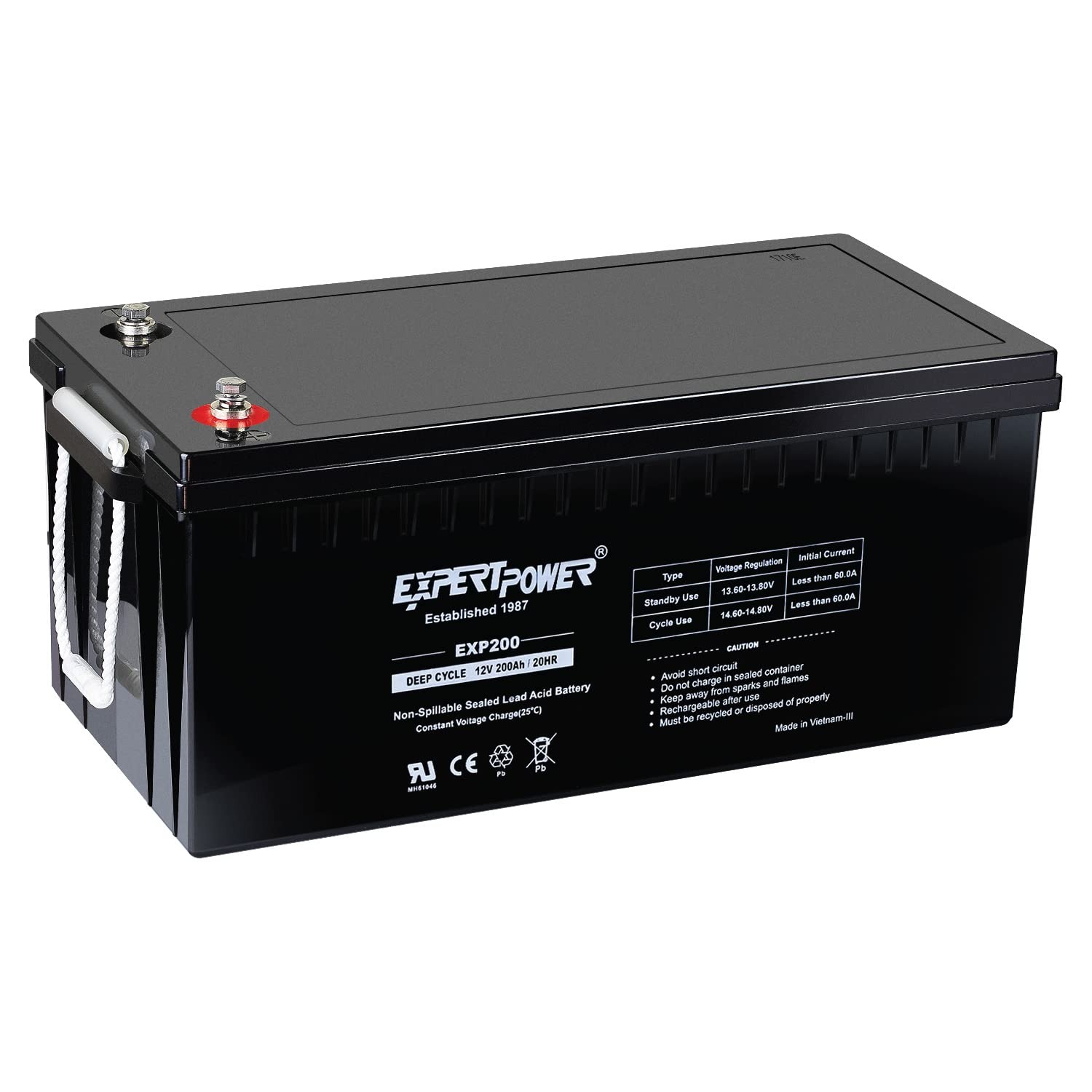 EXP200 12V 200Ah AGM Derin Deş - Agm Deep Cycle Battery incelemesi ve fiyatı