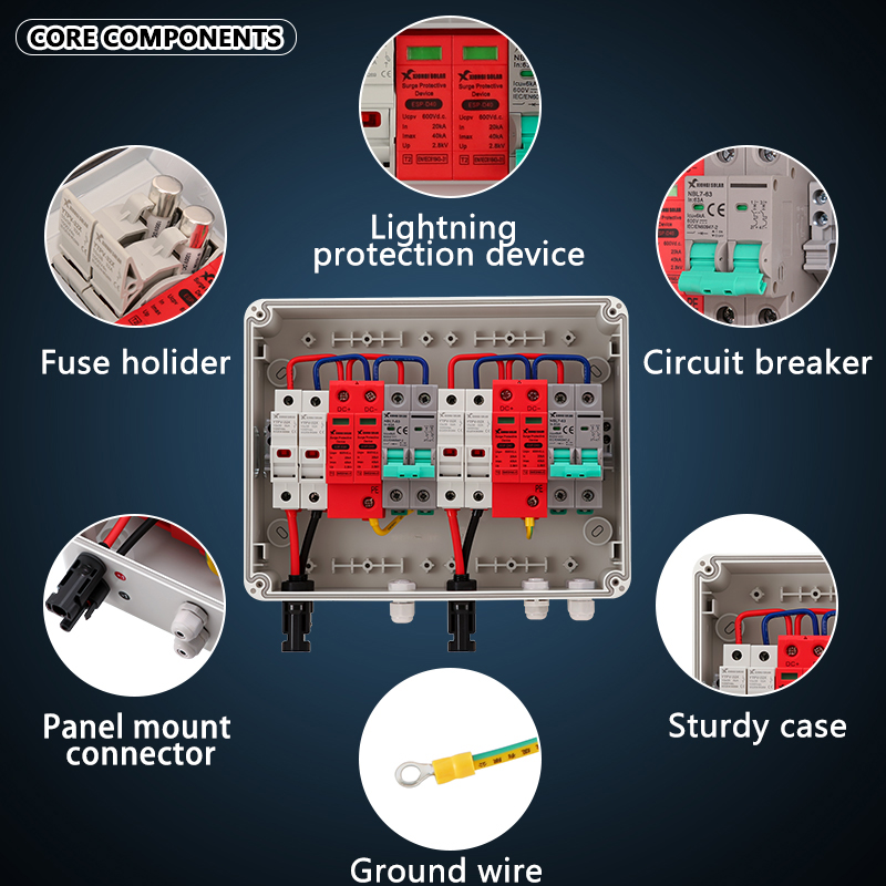 Tam Bakır Tel PV Kombiner Kutu - Renewable Energy Solar incelemesi ve fiyatı