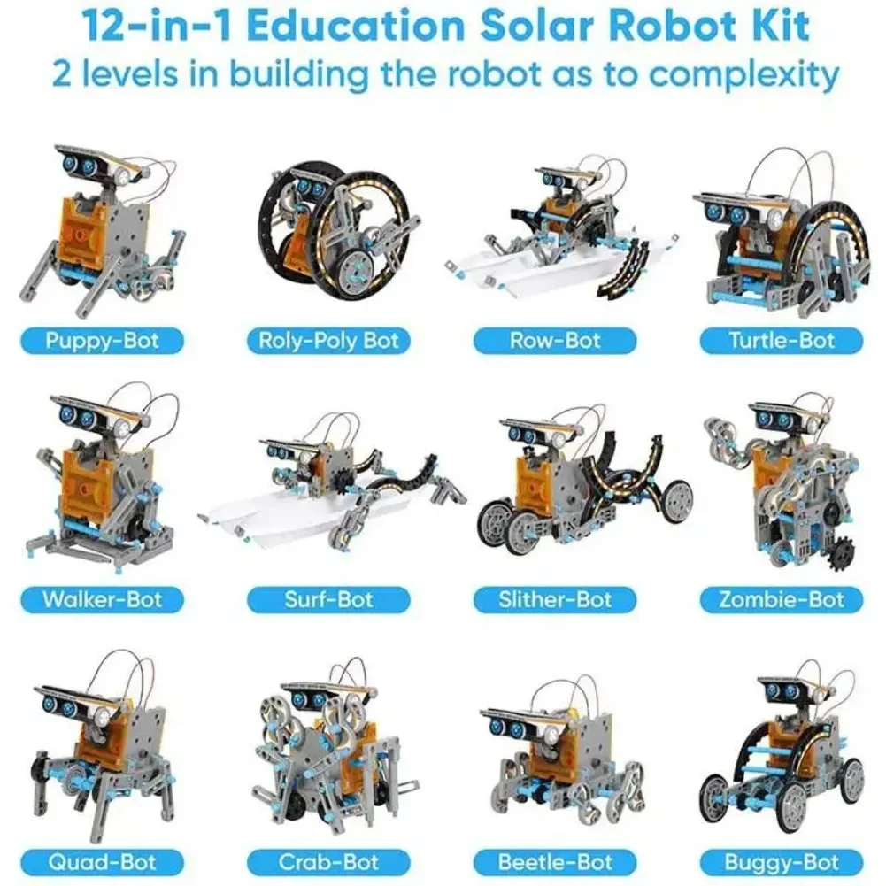 13 in 1 Güneş Enerjili Robot B - Renewable Energy Kits incelemesi ve fiyatı